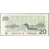 Image 1 : Solid issue; 1991 $20 BC-58b #AWB2222222, SOLID number issue note, PMG CH UNC64EPQ.