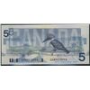 Image 1 : Error issue; 1986 $5 BC-56c  #GOM9513993.
