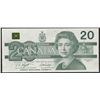 Image 1 : Error issue; 1991 $20 BC-58d #EWB8124805.  Issue missing background print on front portion.  AU for 