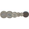 Image 1 : 1908 Specimen set, all ICCS graded as follow: 1¢ SP64RB, 5¢ Large 8 SP64, 10¢ SP64, 25¢ SP65, 50¢ SP
