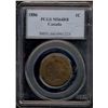 Image 1 : 1886 1¢ PCGS MS64RB.