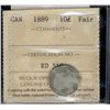 Image 1 : 1889 10¢ ICCS Fair.  Light but visible date.