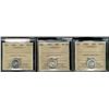 Image 1 : 1938 10¢, 1939 & 1948 ICCS MS63.  Lot of 3 coins.