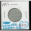 Image 1 : 1893 25¢ Abt VG, lightly cleaned.