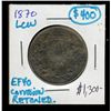 Image 1 : 1870 50¢ EF with corrosion and possible old toning.  Catalogue for grade $550.