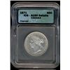 Image 1 : 1871 50¢ ICG AU50 Details.  Designated as cleaned.