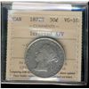 Image 1 : 1872H 50¢ A/V ICCS VG10.