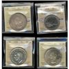 Image 1 : 1939 $1, 1959, 1963 & 1974 Nickel Dbl Yk ICCS MS64.  Lot of 4 coins.