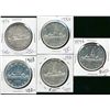 Image 1 : 1946 $1, 1954, 1950, 951 & 1963.  Lot of 5 pcs MS60 or better.