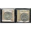 Image 1 : 1955 $1 & 1957 ICCS MS64.  Lot of 2 coins.