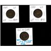 Image 1 : Nfld 1865 1¢, 1885 & 1888.  Lot of 3 coins F to VF+.