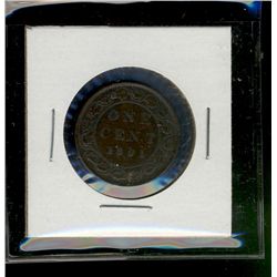 1891 1¢ SDSL, VF for issue.