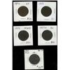 Image 1 : 1894 1¢, 1898, 1900, 1904 & 1907H.  Lot of 5 coins EF and better.