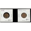 Image 1 : 1928 1¢ & 1933.  Lot of 2 coins both MS or better.