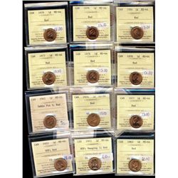 1937(2) 1¢, 1938, 1947(2), 1946, 1950, 1953 NSF(2), 1963, 1965, 1974, 1977(2), 1978(2)1979(2) & 1984