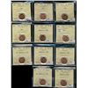 Image 1 : 2004P 1¢, 2005, 2005P, 2006 Non Mgn, 2007 Magn, 2008, 2009 Magn, 2011 Magn, 2011 Non Magn all MS66RD