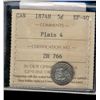 Image 1 : 1874H 5¢ Pln ICCS EF40.