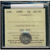 Image 1 : 1888 5¢ ICCS AU50