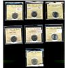Image 1 : 1937 5¢, 1947ML, 1944, 1951 Comm MS64, 1938 AU50, 1946 AU55 & 1944 MS65.  Lot of 7 ICCS graded coins