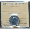 Image 1 : 1945 5¢ ICCS MS66.  Gem mirror like eye appeal.