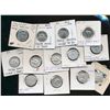 Image 1 : Variteties Lot; Large Lot of 300 x 5¢ issues with diverse varieties & errors.  Mainly 1942 to 1970's