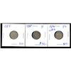 Image 1 : 1882H 10¢, 1885 & 1894.  Lot of 3 coins Good to VG.
