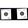 Image 1 : 1894 10¢ & 1898.  Lot of 2 coins both VF.