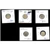 Image 1 : 1904 10¢, 1906, 1915, 1916 & 1920.  Lot of 5 pcs all VF or better.