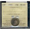 Image 1 : 1940 10¢ ICCS MS65