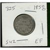 Image 1 : 1858 20¢.  Nice Abt VF issue.