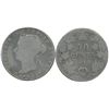 Image 1 : 1872 50¢ A/V.  Nice visible date and variety.  Good for grade.