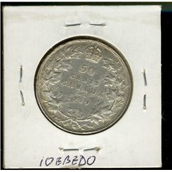 1919 50¢ Abt EF with nice lustre.