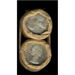 Canadian BU Rolls;  includes 1963 & 1964 50¢.  Lot of 2 BU rolls. Both in what seems to be original 