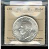 Image 1 : 1937 $1 ICCS MS64.