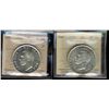 Image 1 : 1951 $1 & 1952 ICCS MS64.  Lot of 2 coins.