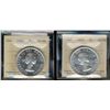 Image 1 : 1957 $1 & 1960 ICCS MS64.  Lot of 2 coins.