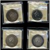 Image 1 : 1967 $1, 1971, 1972 SP66 & 1971 Nickel PL66.  Lot of 4 coins all ICCS graded.