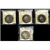 Image 1 : 1967 $1, 1972 & 1973(2) Silv ICCS SP67.  Lot of 4 coins.