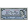 Image 1 : Solid issue; 1954 $5 BC-39a #UC5555555. Nice AU/UNC issue.