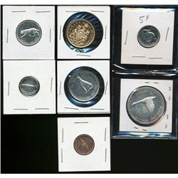 RCM Lot;  includes Canada 1867-1967 with $20 Gold coin.  Comes housed in 2x2's with no box. Silver c