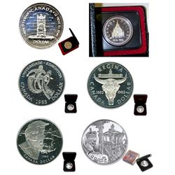 RCM Lot;  includes UNC/Proof Dollars 1971, 1973, 1975, 1976, 1977(3), 1978(2), 1979, 1981(2), 1982(2