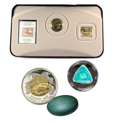 RCM Lot;  includes 1976 Olympic 4 coin set, 2001 $150th Ann of Postage Stamp, 2001 Yr of Volunteers 