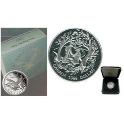 RCM Lot;  includes 1997 $1 Proof 10th Ann. Flying Loon & 1999 $1 Proof International Year of the Old