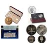 Image 1 : RCM Lot;  includes 2001 3-Cent Coin and Stamp Set, 1999 $5 The Viking Settlement Five Dollar - 2 Coi