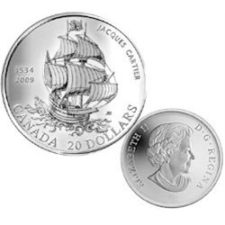 RCM Lot;  includes 2009 $20 Silver Coin - 475th Anniversary of Jacques Cartiers Arrival (TAX Exempt)