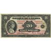 Image 1 : 1935 $20 BC-10 #F016976, PMG CH F15. Scarce French text issue.