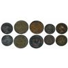Image 1 : NS-1A, 2A4, 4A4, 5A1 & 14A5 all VF.  Lot of 5 tokens.