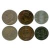 Image 1 : NS-1A4, NS-5A1 & NS-14A5 all VF+.  Lot of 3 tokens.