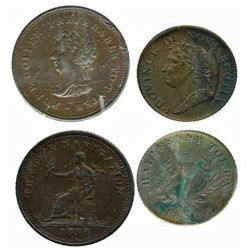 NS-1D3 & NS-22 both EF.  Lot of 2 tokens.