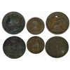 Image 1 : NS-2B2, NS-14A5 & NS-20A4 all VF+.  Lot of 3 tokens.